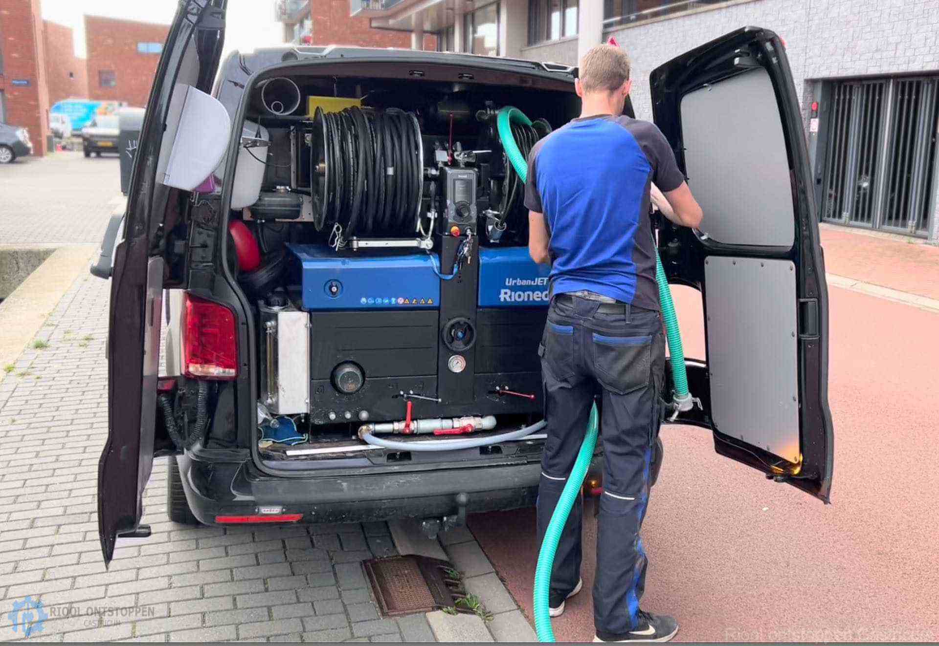 Riool Hogedruk Machine Castricum